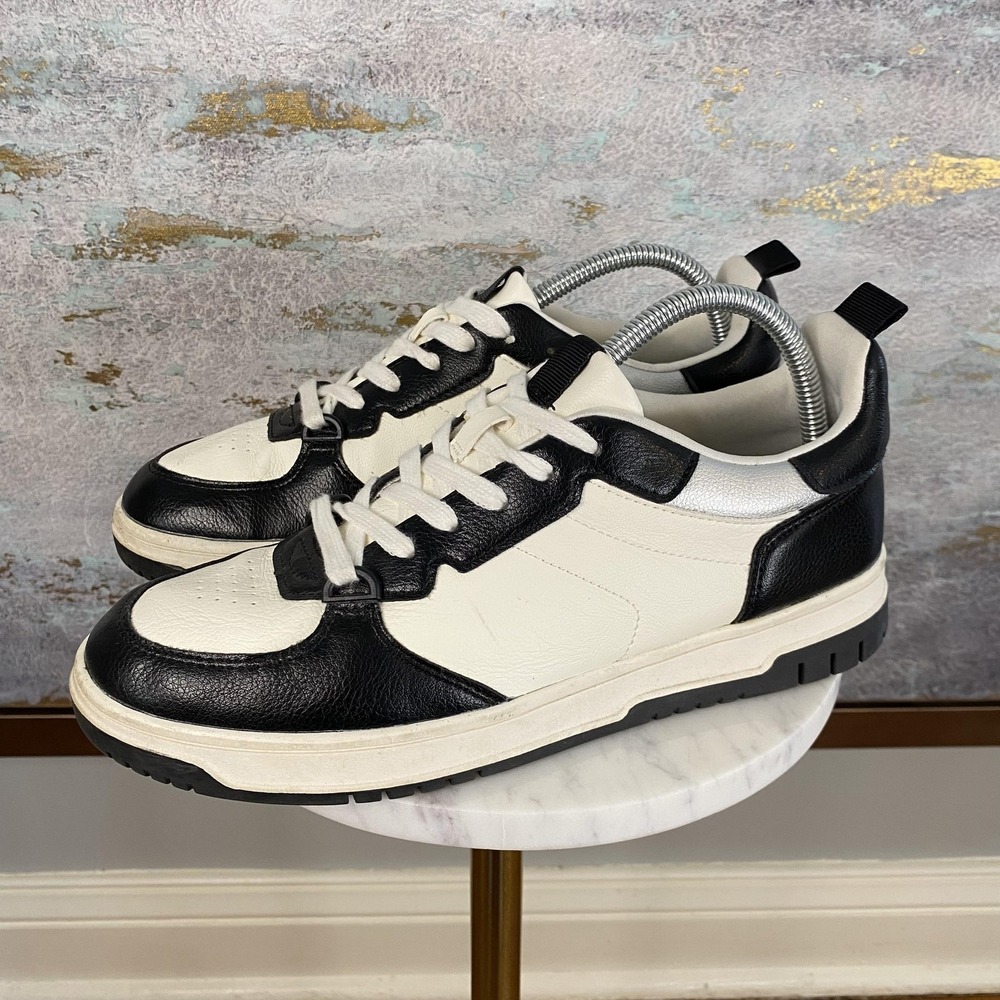 No Boundaries Shoes Womens Size 9 White Black Colorblock Athletic Sneakers